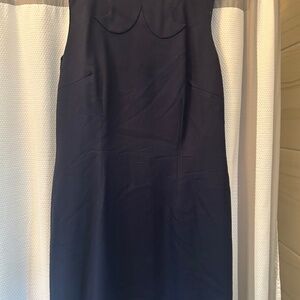J McLaughlin Wool Cashmere Dress Sheath Sleeveless Lined Classic Size 10 EUC